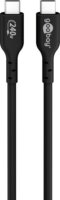 Goobay Sync & Charge USB-C apa - USB-C apa 2.0 Adat és töltő kábel - Fekete (1m)