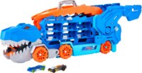 Mattel Hot Wheels City: Átalakítható Ultimate Autószállító T-Rex játékszett - Kék