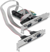 DeLOCK 90410 4 x RS-232 port bővítő PCI Express x1 kártya