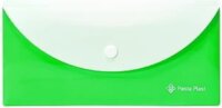 Panta Plast DL Patentos két zsebes irattartó tasak - Neon zöld