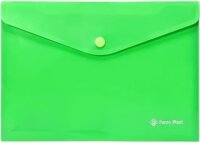 Panta Plast A5 Patentos irattartó tasak - Neon zöld