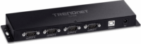 TRENDnet TU-S4 RS232 HUB (4 port) - Fekete