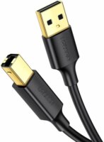 Ugreen 10350B USB-A 2.0 apa - USB-B 2.0 apa Nyomtatókábel - Fekete (1.5m)