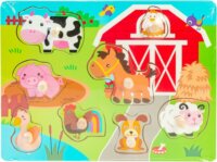 Smily Play Állatok a farmon - 8 darabos kirakós