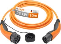 Lapp Mobility 65311 Type 2 Elektromos autó töltőkábel 5m (22 kW - 32A) - Narancssárga