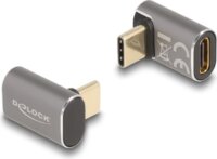 Delock 60054 USB-C apa - USB Type-C anya Adapter - Szürke