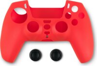 Spartan Gear PS5 Controller Szilikon Markolat és Thumbgrips védőburkolat - Piros