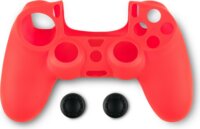 Spartan Gear PS4 Controller Szilikon Markolat és Thumbgrips védőburkolat - Piros