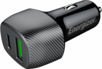 Energizer USB-A / USB-C Autós töltő - Fekete (38W)