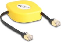 Delock Cat6A STP kihúzhatós Patch kábel 1,5 m - Fekete / Sárga