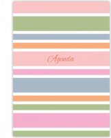 Dayliner Colors Stripes A5 2024 Napi naptár - Színes mintás