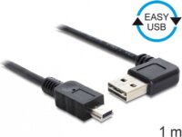 Delock EASY-USB 2.0 -A apa hajlított > USB 2.0 mini apa kábel, 1 m
