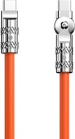 Dudao L24CC USB-C apa - USB-C apa 120W Töltőkábel - Narancssárga (1m)