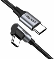 Ugreen US255 USB-C apa - USB-C apa 2.0 Adat és töltőkábel - Fekete (1m)