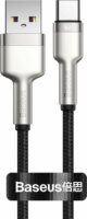 Baseus Cafule USB-A apa - USB-C apa Adat és töltő kábel - Fekete (0.25m)