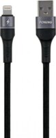 Foneng X79 USB-A apa - Lightning apa Adat és töltőkábel - Fekete (1m)