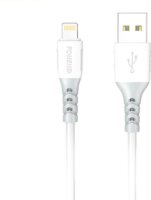 Foneng X66 USB-A apa - Lightning apa Adat és töltőkábel - Fehér (1m)