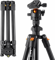 K&F Concept K224A1+BH-28L Kamera állvány - Fekete/Narancssárga