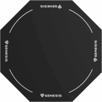 Genesis Tellur 400 Octagon Logo Szőnyeg - Fekete (100x100 cm)