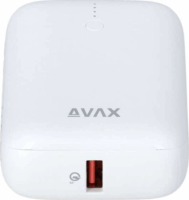 Avax PB105W Mini Powerbank 10000mAh (1.5-3A / 5-12V) - Fehér