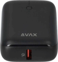 Avax PB105B Mini Power bank 10000mAh - Fekete