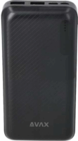 Avax PB104B Lighty Power bank 10000mAh - Fekete