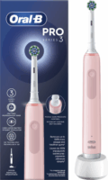 Oral-B Pro 3 CrossAction Elektromos fogkefe - Rózsaszín/Fehér