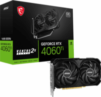 MSI GeForce RTX 4060 Ti 16GB GDDR6 Ventus 2X Black 16G OC Videókártya