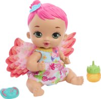 Mattel My Garden Baby: Édi-Bébi Gondoskodás baba - Rózsaszín flamingó