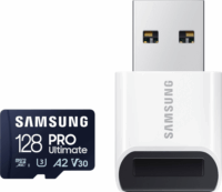 Samsung 128GB Pro Ultimate microSDXC UHS-I CL10 Memóriakártya + Kártyaolvasó