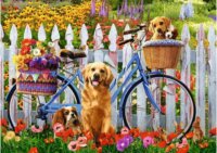 Trefl Kerékpár és kutyusok - 500 darabos puzzle