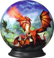Ravensburger 3D Puzzle-Ball Misztikus sárkány - 72 darabos 3D puzzle
