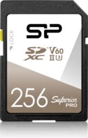 Silicon Power 256GB Superior Pro SDXC UHS-II U3 Memóriakártya + Adapter