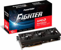 PowerColor Radeon RX 7700 XT 12GB GDDR6 Fighter OC Videokártya