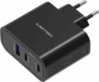 Cellect HS-H35B-65W 2x USB Type-C / 1x USB-A Hálózati töltő - Fekete (65W)