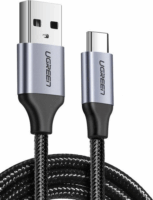 Ugreen US288 USB-A apa - USB-C apa 2.0 Adat és töltőkábel - Fekete/Szürke (1.5m)
