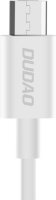 Dudao L1M USB-A apa - Micro USB apa 2.0 Adat és töltőkábel - Fehér (1m)