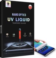Mocolo Nano Optics UV Liquid Tempered 3D Honor Magic5 Lite 5G Edzett üveg kijelzővédő + UV lámpa