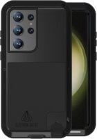 Love Mei Powerful Defender Samsung Galaxy S23 Ultra Ütésálló Tok - Fekete