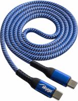 Akyga USB C apa/USB-C apa 2.0 Adat és töltő kábel - Kék