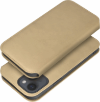 Dual Pocket Apple iPhone 15 Plus Flip Tok - Arany