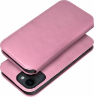 Dual Pocket Apple iPhone 15 Flip Tok - Rózsaszín
