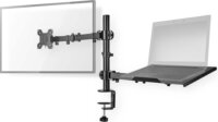 Nedis MMSISNB110BK Asztali Monitor tartó kar + Laptop tartó
