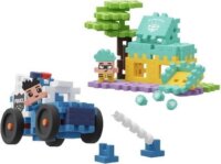 Marioinex Mini Waffle Rendőautó és Ékszerüzlet 80 darabos építőjáték készlet