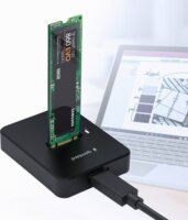 Gembird DD-U3M2 SSD Dokkoló állomás (USB Type-C 3.1 - M.2)