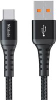 Mcdodo CA-2270 USB-A apa - USB-C apa Adat és töltő kábel - Fekete (0.2m)