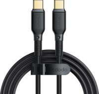 Mcdodo CA-3310 USB Type-C apa - USB Type-C apa Adat és töltőkábel - Fekete (1.2m)