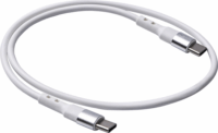Akyga AK-USB-39 USB-C apa - USB-C apa 2.0 Adat és töltőkábel - Fehér (0.5m)