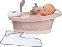 Smoby Baby Nurse Baba fürdőkád és hidromasszázs-zuhanyzó - Rózsaszín