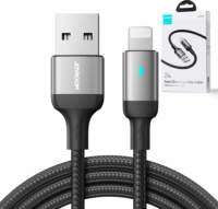 Joyroom S-UL012A10 USB-A apa - Lightning apa töltő/adat kábel - Fekete (2m)